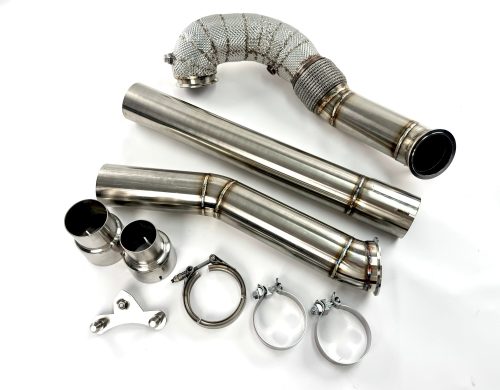 4” AWD Exhaust High Flow Catless Downpipe for 2.0T MQB Platform